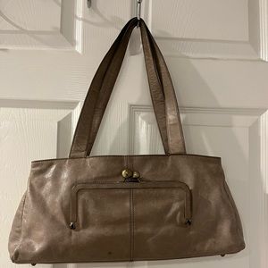 HOBO INTERNATIONAL VTG Shoulder Bag Leather Double Strap Classic Timeless